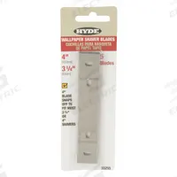 HYDE Replacement Scraper Blade: 4 in Overall Lg (MPN 33255). Key specifications — attr1004902: HYDE; attr1017570: Standard End.