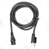 APPROVED VENDOR Power Cord: 10 ft Lg, 3/14, 5-15P Plug, C13 Receptacle, SJT, PVC, 15 A Current (MPN 5XFL9ID). Key specifications — Brand: APPROVED VENDOR; Jacket Material: PVC.