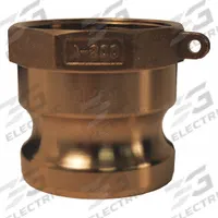 Cam and Groove Adapter: 1/2 in Coupling Size, 1/2 in Hose Fitting Size, 1/2 in -14 Thread Size, FNPT (MPN G50-A-BR). Key specifications — Thread Size: 1/2 in -14; Brand: DIXON VALVE & COUPLING.