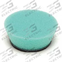 FLEX NORTH AMERICA Polishing Pad: Pad, Hook-and-Loop, Hook-and-Loop, Foam, 2 in Outside Dia, Green (MPN 555130). Key specifications — Texture: Smooth; Material: Foam; Product Type: Pad; Compatible Tool Type: Polishers; Color: Green; Compatible Surface Material: Metal; Features: Beveled Cut and Finish; Brand: FLEX NORTH AMERICA.