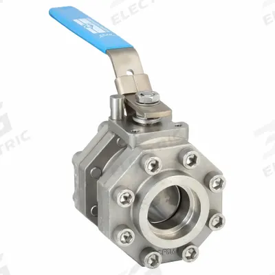 MILWAUKEE VALVE Manual Two-Way Ball Valve: 2 in, Stainless Steel, Straight - Vented Ball Stainless Steel Ball Valves