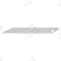 OLFA Snap Off Art Blade: 4 1/2 in Blade Lg, 0.38 mm Blade Thick, Steel, 11/32 in Blade Wd, 10 PK (MPN A1160B). Key specifications — attr307568: 6ZTK7; attr307563: Steel; attr324883: OLFA.