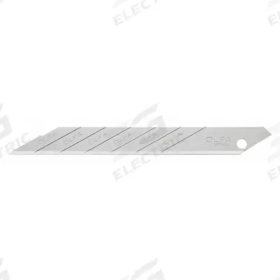 OLFA Snap Off Art Blade: 4 1/2 in Blade Lg, 0.38 mm Blade Thick, Steel, 11/32 in Blade Wd - Replacement Precision Knife Blades