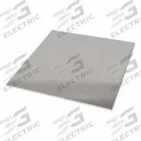 Carbon Steel Precision Blank: A36, 0.25 in Thick, 6 in x 6 in Nominal Size (WxL), Hot Rolled, Plate (MPN GB-SA36-0250-06-06). Key specifications — Material: Carbon Steel; Heat Treatment: No Heat Treatment; Thickness Tolerance: ±0.002 in; Brand: APPROVED VENDOR; Certifications Included: Material Certificate with Lot Number.