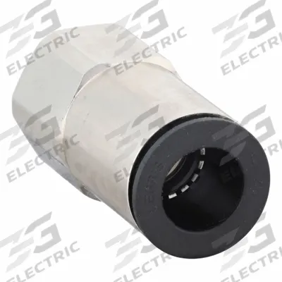 LEGRIS Push-Fit Adapter Fitting: 1/2 in OD x 1/2 in Pipe Size, Push-to-Connect x FNPT - Nylon & Nickel-Plated Brass Tube Fittings
