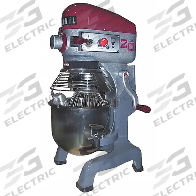 VOLLRATH Floor/Bench Food Mixer: 20 qt Capacity, 1/2 hp Horsepower, 3 Speeds, Bench - Bench Mixers