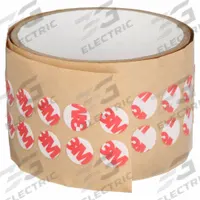 3M Film Tape: Disc, 3/4 in Pre-Cut Dia, 8.3 mil Thick, Acrylic, Polyester Film, Transparent (MPN 3M GPT-020). Key specifications — Series: GPT-020; Backing Material: Polyester Film.