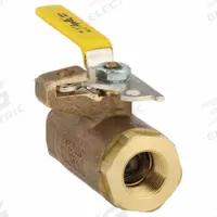 APOLLO Manual Two-Way Ball Valve: 3/4 in, Bronze, Straight, FNPT x FNPT, 600 psi Max. Pressure (CWP) (MPN 75-104-41). Key specifications — Brand: APOLLO; Handle: Locking Lever.