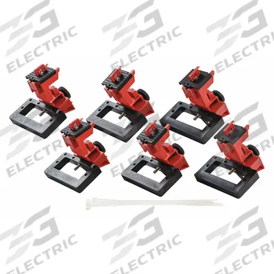 BRADY Oversized Breaker Lockout: Clamp-On, For 480/600V AC Volt, Includes Cable Tie Slot - Clamp-On Circuit Breaker Lockouts
