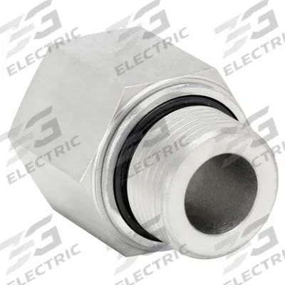 PARKER Metal Pipe Straight: Straight, Steel, 22 mm x 1/2 in - Hydraulic Threaded Extreme-Pressure Pipe Fittings