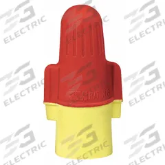 3M Twist-On Wire Connectors: Red/Yellow, Wire Sizes 8 AWG – 8 AWG, 600 V, 100, PK (MPN R/Y+BOX). Key specifications — Brand: 3M; Maximum Wire Combination: (2) 8 AWG; Manufacturer Part Number: R/Y+BOX; Minimum Wire Combination: (5) 12 AWG.