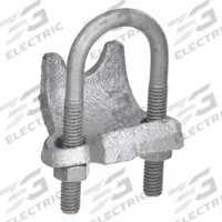 Right Angle Conduit Clamp: Steel, 1/4 in to 1 51/64 in, 2 in Trade Size (MPN RACC200). Key specifications — Compatible Conduit Type: EMT; IMC; RMC; Nominal Conduit/Pipe/Threaded Rod: 2 in; Beam Flange Thickness: 1/4 in to 1-51/64 in; Material: Steel; Finish: Galvanized; Color: Gray.