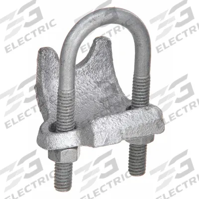 HUBBELL KILLARK Right Angle Conduit Clamp: Steel, 1/4 in to 1 51/64 in - Beam Mounts for Conduit, Pipe & Cable