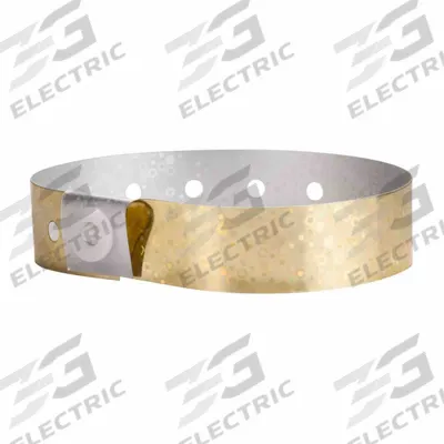 ID Wristband: No Legend, 10 in Overall Lg, 5/8 in Overall Wd, Plastic, Yellow - Security Wristbands