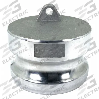 APPROVED VENDOR Cam and Groove Spool Adapter: 2 1/2 in Coupling Size - Type DP Aluminum Cam & Groove Dust Plugs