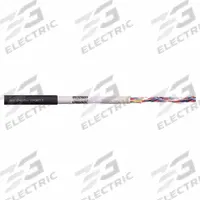 CHAINFLEX Data Cable: 24 AWG Conductor Size, 6 Conductors, Twisted Pr, PUR Jacket, Order by the Foot (MPN CFROBOT3-02062). Key specifications — Conductor Grouping: Twisted Pair; Conductor Size: 24 AWG; Includes Ground: No; Minimum Bend Radius Factor - Flexible: 8 x OD; Minimum Bend Radius Factor - Fixed: 5 x OD; Overall Length: Order by the Foot; Brand: CHAINFLEX.