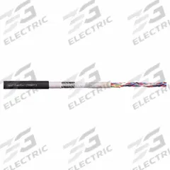 CHAINFLEX Data Cable: 24 AWG Conductor Size, 6 Conductors, Twisted Pr, PUR Jacket, Order by the Foot (MPN CFROBOT3-02062). Key specifications — Conductor Grouping: Twisted Pair; Conductor Size: 24 AWG; Includes Ground: No; Minimum Bend Radius Factor - Flexible: 8 x OD; Minimum Bend Radius Factor - Fixed: 5 x OD; Overall Length: Order by the Foot; Brand: CHAINFLEX.