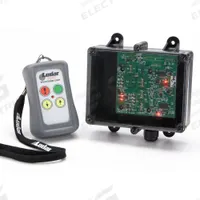 LODAR Wireless Winch Remote Control: Wireless (MPN 92100-8). Key specifications — Functions: Forward/Reverse; Brand: LODAR; Controls: Push Button Handheld; Included Components: Receiver with Wiring Harness and Glands; Manufacturer Part Number: 92100-8.