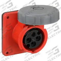 HUBBELL Pin and Sleeve Receptacle: Orange, 125/250V AC, Single Phase, 20 A, 3 Pole, 4 Wire (MPN HBL420R12W). Key specifications — Brand: HUBBELL.
