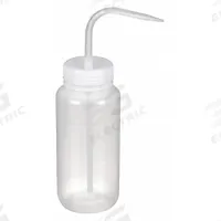 APPROVED VENDOR Wash Bottle: 500 mL, No Imprinting, Colorless, Wide, Std Spout Spout, White (MPN 6FAV1). Key specifications — Closure Color: Colorless; Vented/Nonvented: Nonvented; Body Color: White; Brand: APPROVED VENDOR; Imprinting Group: No Imprinting or Write On.