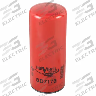 BALDWIN FILTERS Oil Filter: BD7176, LF9050, M90 x 2.0 Thread Size, 11 5/8 in Overall Ht - Spin-On Oil Filters