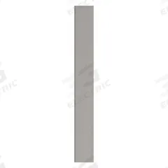 ASI GLOBAL Partition Column: Plastic Polymer, Pebble, Gray, 82 in Ht, 10 in Wd, 1 in Thick (MPN 40-90871053-9200). Key specifications — Inner Core Type: Polymer; Brand: ASI GLOBAL PARTITIONS; Color: Gray; Finish/Texture: Pebble.
