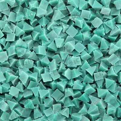 RAYTECH Finishing Media: Plastic, Light Cut Pyramid, Light Finish - Plastic Finishing Media