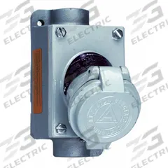 APPLETON ELECTRIC Pin and Sleeve Receptacle: Gray, 125 to 250V AC/18V DC, Single Phase, 20 A, 3 Pole (MPN CPS152-211). Key specifications — Brand: APPLETON ELECTRIC; Voltage Rating: 18V DC.
