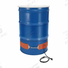 TEMPCO Drum Heater: 115V AC, 750 W Watts, 50°F to 425°F, Silicone Rubber, Drums, Indoor (MPN DHR00070). Key specifications — Brand: TEMPCO; Heater Material: Silicone Rubber; For Container Type: Drums; Environment: Indoor; Current Rating: 6.5 A.