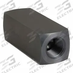 PARKER Hydraulic Check Valve: 5,000 psi, 15 gpm, 1/2 in, NPT (MPN C800S). Key specifications — Body Material: Steel; Outlet Connection Type: NPT; Brand: PARKER; Inlet Connection Type: NPT.