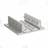 Linear Bearing: 15 Series, 6 in L x 5 1/2 in W x 1 7/8 in H, Silver, Double Flanged, High-Cycle (MPN 6534). Key specifications — Brand: 80/20; Housing Material: Aluminum; Finish: Anodized.