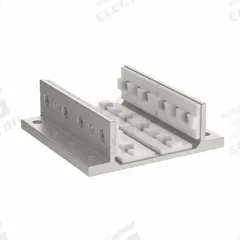 Linear Bearing: 15 Series, 6 in L x 5 1/2 in W x 1 7/8 in H, Silver, Double Flanged, High-Cycle (MPN 6534). Key specifications — Brand: 80/20; Housing Material: Aluminum; Finish: Anodized.