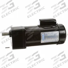 LEESON AC Gearmotor: Parallel, Single Output Shaft, Capacitor-Start, TEFC, 345 RPM, 0.33 hp Input (MPN 096052.00). Key specifications — Brand: LEESON; Full Load Current: 7.2/3.6 A.