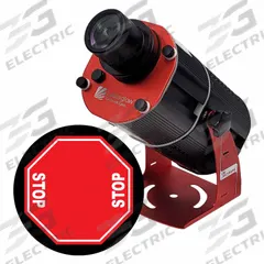 LASERGLOW TECHNOLOGIES Fixed Image Projector: Projector, Lens and Image Template, 80 W, HSV8F201X. Key specifications — Brand: LASERGLOW TECHNOLOGIES; Includes: Power Supply; Watts: 80 W; Legend/Background Color: 2 Way Stop - Opposite; Manufacturer Part Number: HSV8F201X; Product Type: Projector, Lens and Image Template.