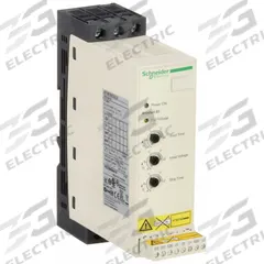 SCHNEIDER Soft Start: 460-480V AC, 32 A Output Current, With Bypass, IP20/NEMA 1, 60/50 Hz, 24V DC (MPN ATS01N232RT). Key specifications — Control Voltage: 24V DC; Manufacturer Part Number: ATS01N232RT.