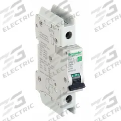 SCHNEIDER ELECTRIC IEC Miniature Circuit Breaker: 30 A Amps, 60V DC, 14kA at 120/240V AC, C60BP (MPN M9F42130). Key specifications — Brand: SCHNEIDER; DC Voltage Rating: 60V DC; Max. AIR Rating: 14kA at 120/240V AC; Terminal Connection: Screw Clamp; AC Voltage Rating: 240/415V AC.
