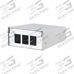 METZ CONNECT RJ45 Housing: Surface, Steel, RJ45, 3 Ports, Unequipped (MPN 130861-0302KE). Key specifications — Housing Material: Steel; Includes Connector: Unequipped; Mounting Type: Surface; Product Type: Module Housing; Connector Color: White; Connection Type: RJ45.