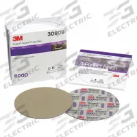 3M Polishing Pad: Disc, Hook-and-Loop, Silicon Carbide, 6 in Outside Dia, Gray, 1/4 in Thick, Smooth (MPN 30809). Key specifications — Texture: Smooth; Material: Silicon Carbide; Product Type: Disc; Compatible Tool Type: Rotary Sanders; Color: Gray; Compatible Surface Material: Paint; Features: Patterned, Precise Mineral Structures provide a combination of Fast Cut and Consistent Finish; Brand: 3M.