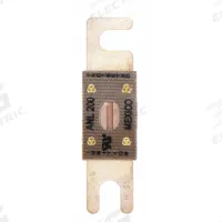 BUSSMANN Forklift Limiter Fuse: ANL Series, Bolt-On, Gen Purpose, 200 A, 80 V DC, Indicating, AC/DC (MPN ANL-200). Key specifications — Brand: BUSSMANN; Series: ANL; Equivalent Fuse Series: ANL & CNL.