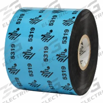 THERMAL TRANSFER RIBBON: Zebra, 3.27 in Ribbon Wd, 1,476 ft Ribbon Lg, 1 in Core Dia. - Wax Thermal Transfer Ribbons
