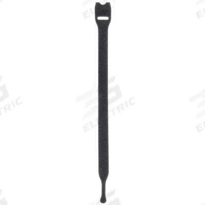 VELCRO BRAND Hook-and-Loop Cable Tie: 12 in Lg, 3.50 in, 1 in Wd, Nylon/Polypropylene - Slotted Hook-and-Loop Cable Ties