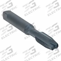 CLEVELAND Spiral Point Tap: #10-32 UNF, H3 / 2B, 2 Flute, Plug Chamfer, Black Oxide High Speed Steel (MPN C57002)