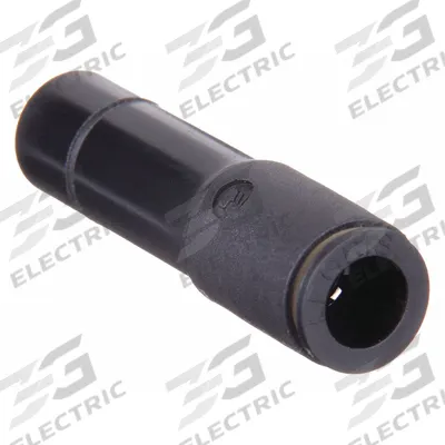 LEGRIS Push-Fit Adapter Fitting: 3/8 in OD x 1/2 in OD Size, Fiberglass-Reinforced Nylon - Nylon & Nickel-Plated Brass Tube Fittings