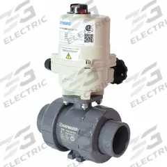 HAYWARD Electrically Actuated Two-Way Ball Valve: 3/4 in, CPVC, 120V AC, 250 psi Max. Pressure (CWP) (MPN HRSTBH207STV). Key specifications — Brand: HAYWARD; Actuator Features: Position Indicator.