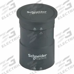 SCHNEIDER ELECTRIC Tower Body: Tower Light Base, For XVU, 3 5/16 in Overall Ht, 2 3/8 in Overall Dia (MPN XVUC21B). Key specifications — attr1056662: SCHNEIDER; attr1056663: XVU; attr1056670: Black; attr1056672: IP65; attr1056675: Threaded Mount; attr1056661: XVUC21B; attr1056673: Top Cover.