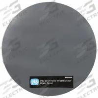 PIG Drain Cover: 20 in diameter, 14 in dia Max Drain Size, Gray, 3/8 in Thick, Circle (MPN PLR920). Key specifications — Material: Polyurethane; Brand: PIG.