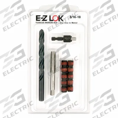 APPROVED VENDOR Self Locking Thread Insert: Std Wall, 5/16"-18 Int Thrd Sz - Self-Locking Insert & Installation Tool Kits