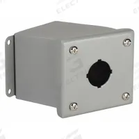 WIEGMANN Push Button Enclosure: 30mm, 1 Holes, Carbon Steel, NEMA 12/13 (MPN WPBA1). Key specifications — attr211299: WIEGMANN; attr1043605: Oil-Tight and Dust-Tight.