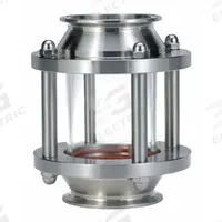 ARCHON INDUSTRIES, INC. Single Wall Sight Flow Indicator: Stainless Steel, Type 316, Single Walls (MPN AKGCL60-C06A0A). Key specifications — Brand: ARCHON INDUSTRIES, INC.; Max. Operating Pressure: 45 psi; Seal Material: Silicone; Flow Direction: Any Direction; Window Material: Borosilicate; Mounting Orientation: Vertical.