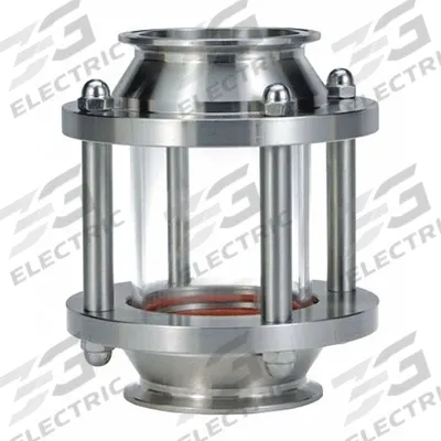 ARCHON INDUSTRIES, INC. Single Wall Sight Flow Indicator: Stainless Steel - Sanitary Full-View Flow Indicators